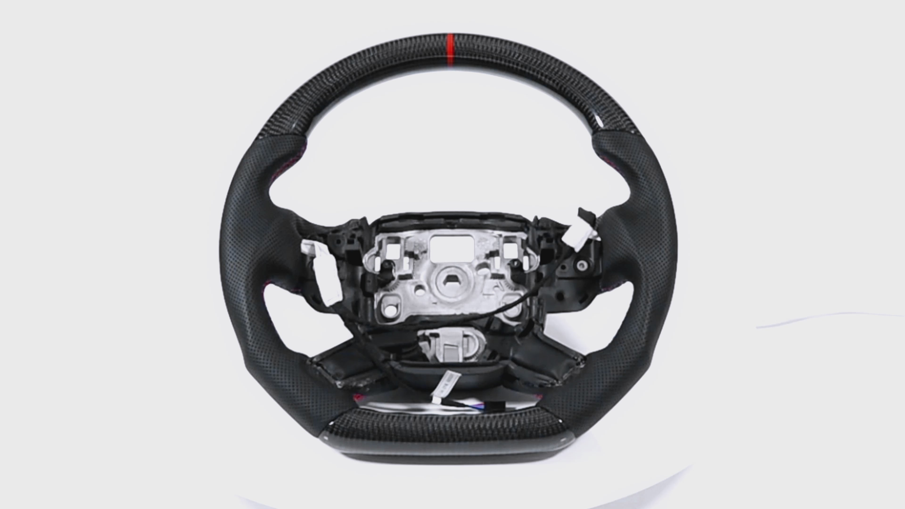 Revolve Carbon Fiber W/heated OEM LED Steering Wheel for 2013-2022 Land Rover Range Rover SVR Defender L405