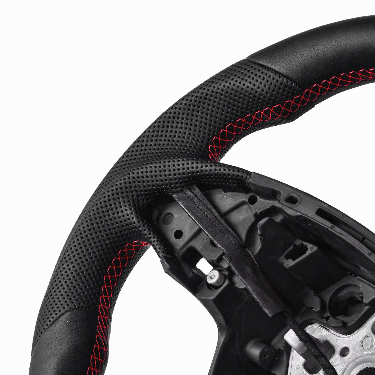 Revolve Nappa Leather W/heated Steering Wheel for Dodge Charger Challenger Durango HELLCAT 2015-2023 - revolvesteering