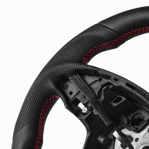 Revolve Nappa Leather W/heated Steering Wheel for Dodge Charger Challenger Durango HELLCAT 2015-2023 - revolvesteering