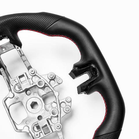 Revolve Nappa Leather Sport Steering Wheel for Ford Mustang GT 2015-2017 - revolvesteering