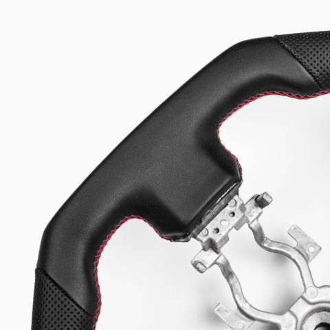 Revolve Nappa Leather Steering Wheel for INFINITI 2007-2016 G37 QX50 Q60 G35 - revolvesteering