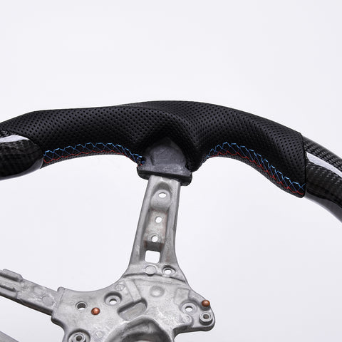Revolve Carbon Fiber M Performance Steering Wheel | BMW M2 F87 M3 F80 M4 F82 F83 / 1 2 3 4 Series/X1 X2 X3 X4 X5 X6 - revolvesteering