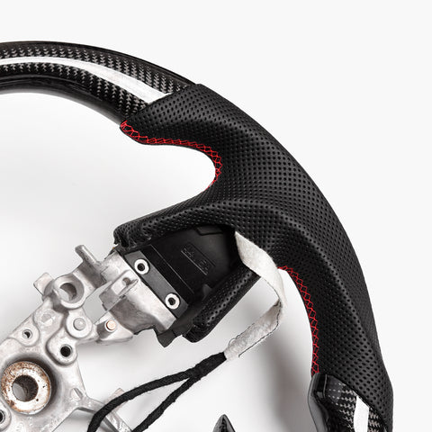 Revolve carbon fiber Flat Customized Sport Universal Steering Wheel INFINITI Q50 - revolvesteering