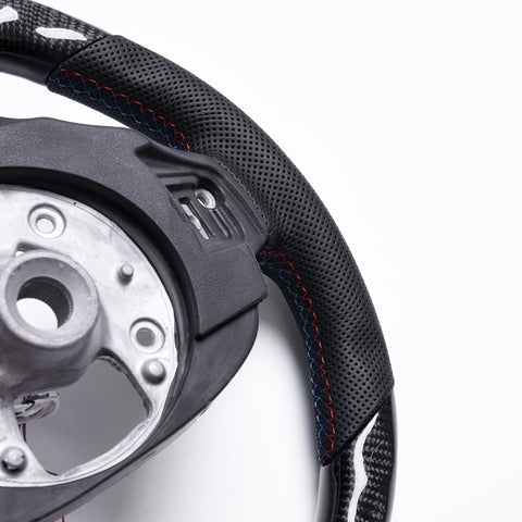 Revolve Carbon Fiber LED Steering Wheel BMW M5 G30 G31 G38 G32 G11 G12 G14 G15 G16 G01 G02 G05 G06/5 6 8 Series X3 X4 X5 X6 - revolvesteering