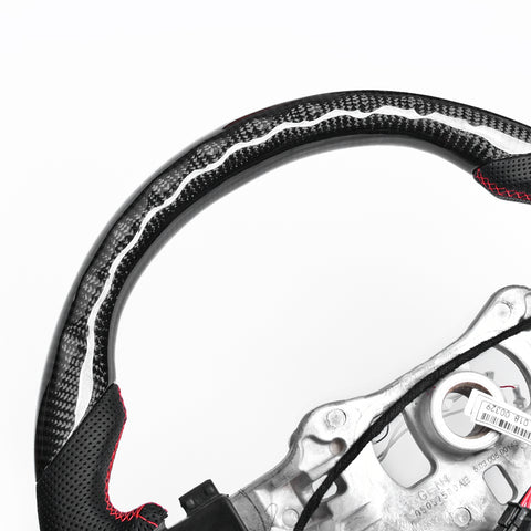 Revolve Carbon Fiber LED Steering Wheel 2012-2014 Dodge Challenger - revolvesteering