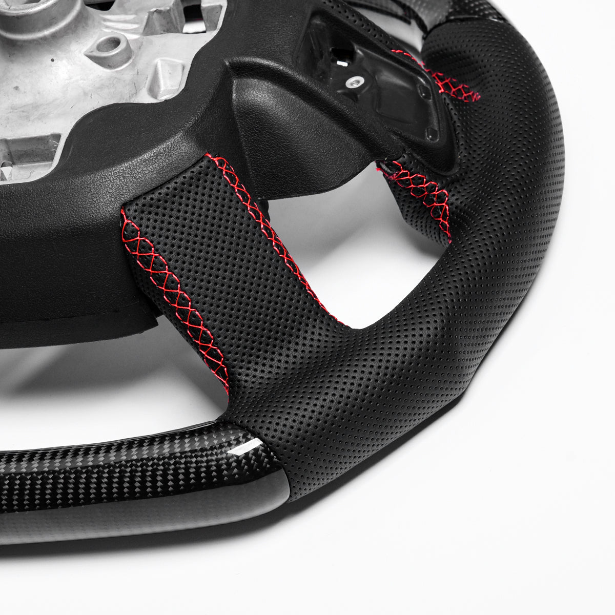 Revolve Carbon Fiber OEM Steering Wheel 2013-22 Land Rover Discovery SVR Defender L405 - revolvesteering