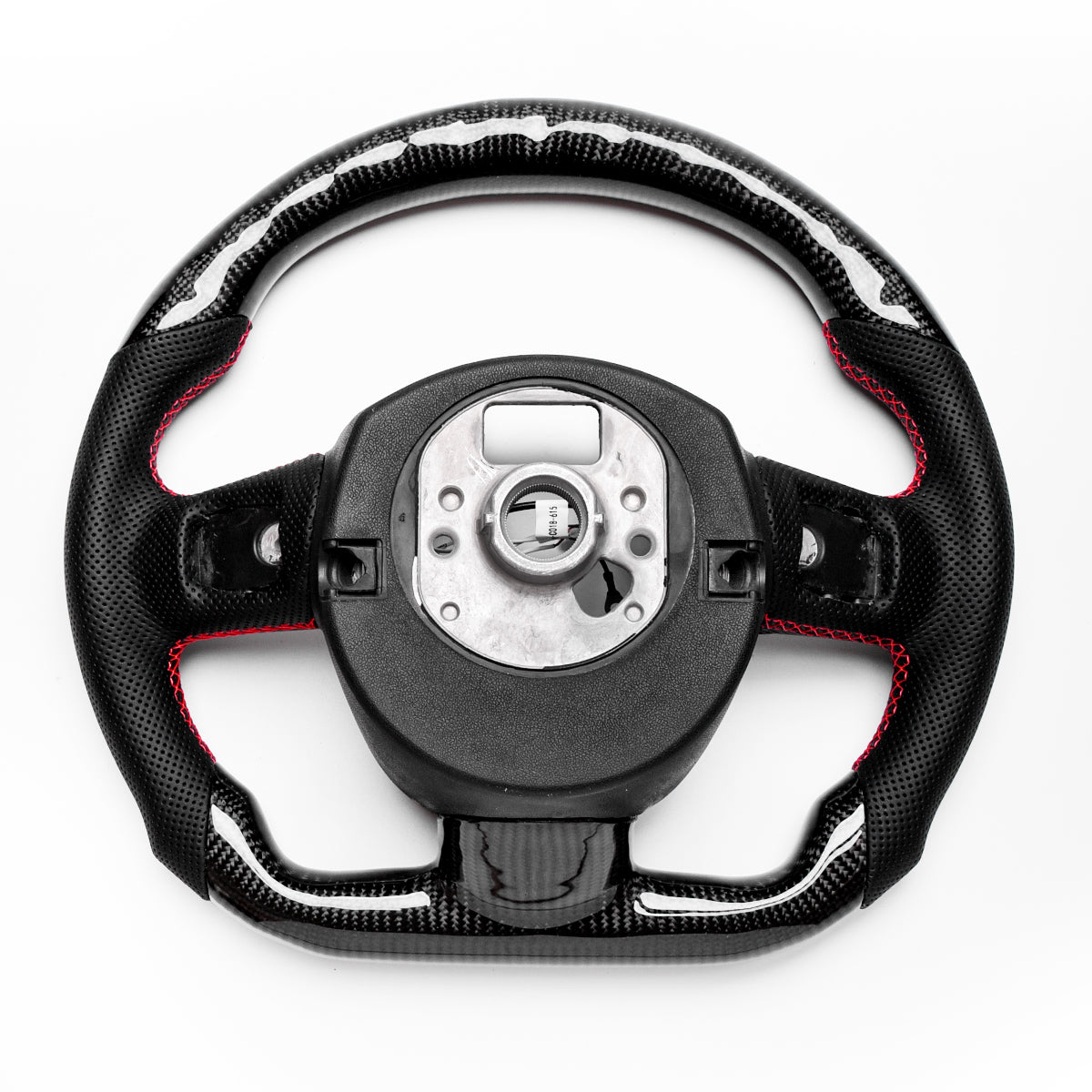 Revolve carbon fiber Flat Customized Sport LED Steering Wheel Audi A4 A5 2004-2012 - revolvesteering