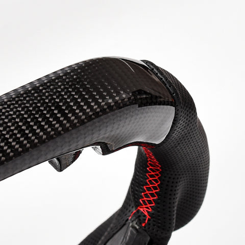 Revolve carbon fiber Flat Customized LED Steering Wheel 2019-2022 SIERRA SILVERADO - revolvesteering
