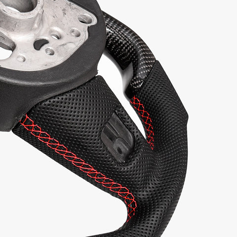Revolve carbon fiber Flat Customized Sport Steering Wheel 2017-22 RS A S 3 4 5 - revolvesteering