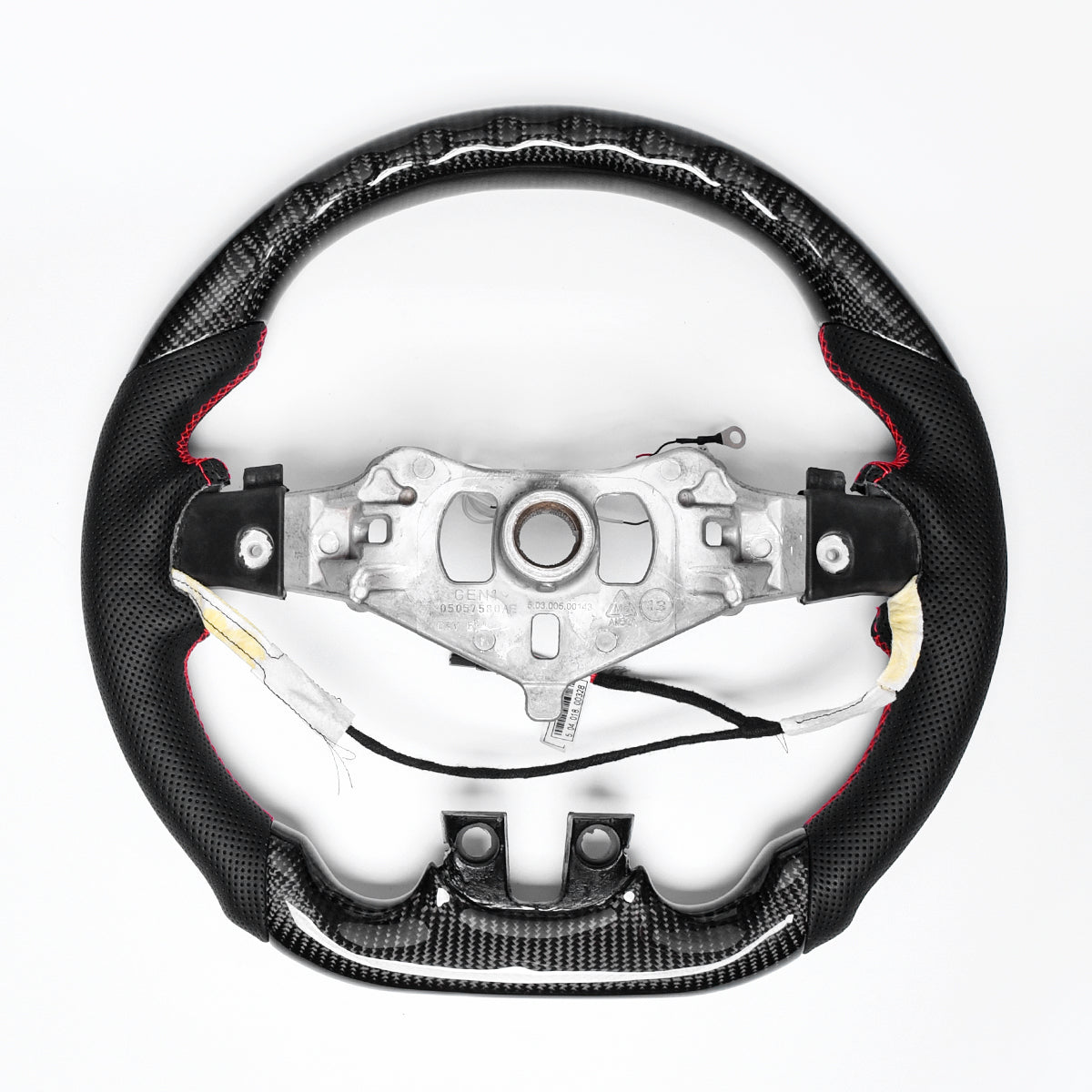 Revolve Carbon Fiber LED Steering Wheel 2012-2014 Dodge Challenger - revolvesteering