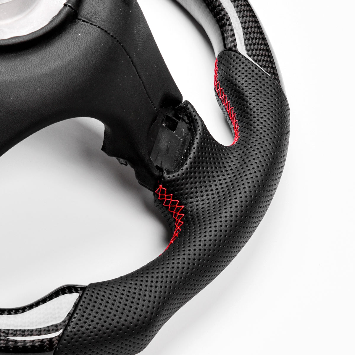 Revolve carbon fiber Flat Customized Sport LED Steering Wheel 2007-2020 Maserati GT - revolvesteering