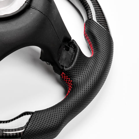 Revolve carbon fiber Flat Customized Sport LED Steering Wheel 2007-2020 Maserati GT - revolvesteering