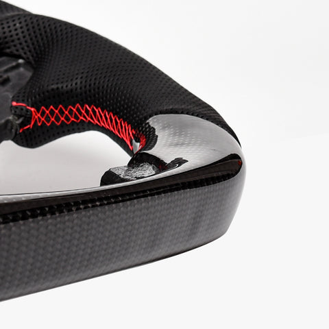 Revolve carbon fiber Flat Customized LED Steering Wheel 2019-2022 SIERRA SILVERADO - revolvesteering