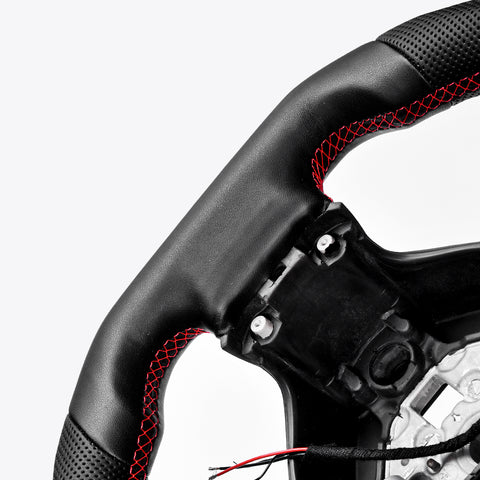 Revolve Nappa Leather W/heated Steering Wheel For Chevrolet Camaro 2016-2023 - revolvesteering