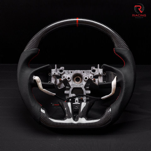 Revolve carbon fiber Flat Customized Sport Universal Steering Wheel INFINITI Q50 - revolvesteering