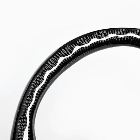 Revolve carbon fiber Flat Customized Sport LED Steering Wheel 2019-2021 RAM 1500 2500 3500 - revolvesteering