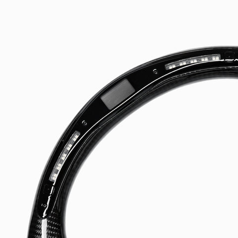 Revolve carbon fiber Flat Customized LED Steering Wheel E90 E91 E92 E93 - revolvesteering