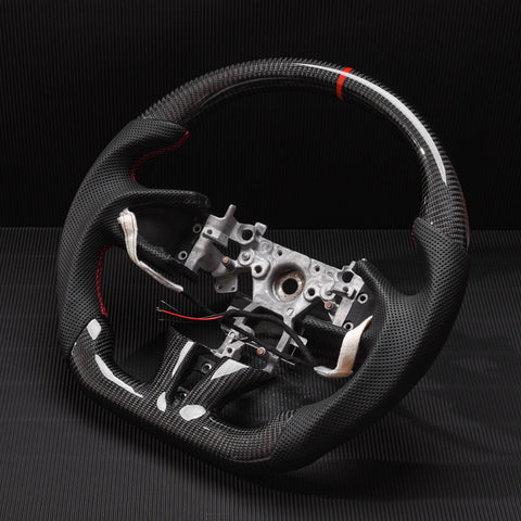 Revolve carbon fiber Flat Customized Sport Universal Steering Wheel INFINITI Q50 - revolvesteering