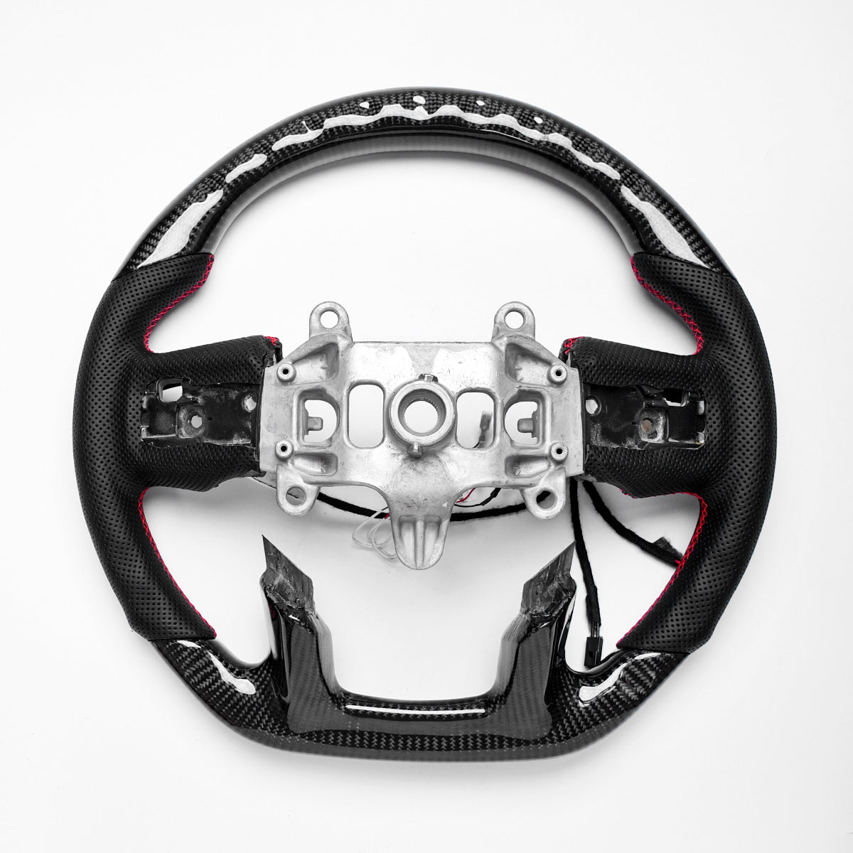 Revolve carbon fiber Flat Customized Sport LED Steering Wheel 2019-2021 RAM 1500 2500 3500 - revolvesteering
