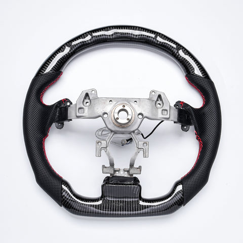 Revolve Carbon Fiber LED Steering Wheel for INFINITI 2007-2016 G37 QX50 Q60 G35 - revolvesteering