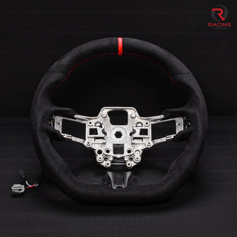 Revolve Alcantara Leather Sport W/heated Steering Wheel for Ford Mustang GT 2018-2022 - revolvesteering