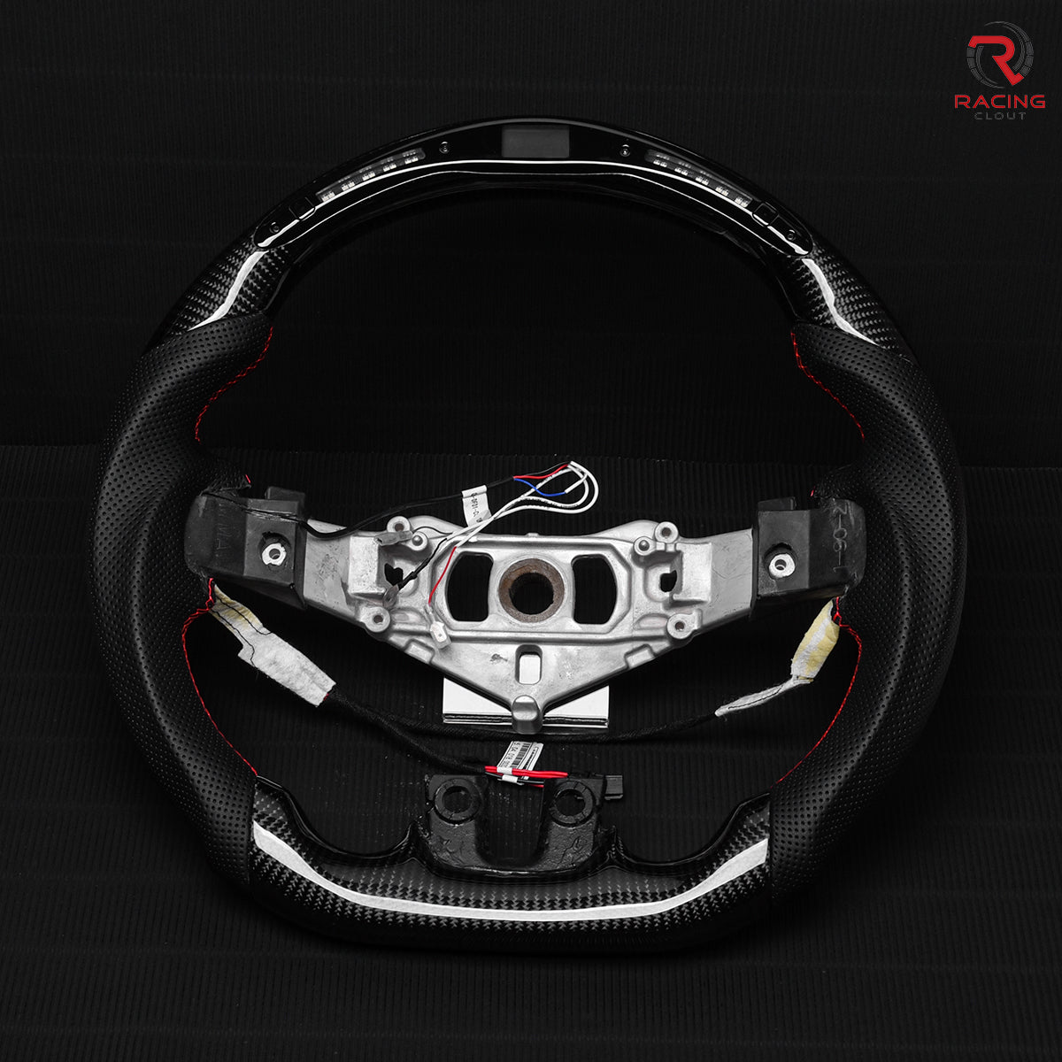 Revolve Carbon Fiber LED Steering Wheel 2012-2014 Dodge Challenger - revolvesteering