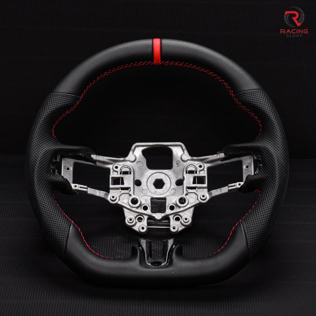 Revolve Nappa Leather Sport Steering Wheel for Ford Mustang GT 2015-2017 - revolvesteering