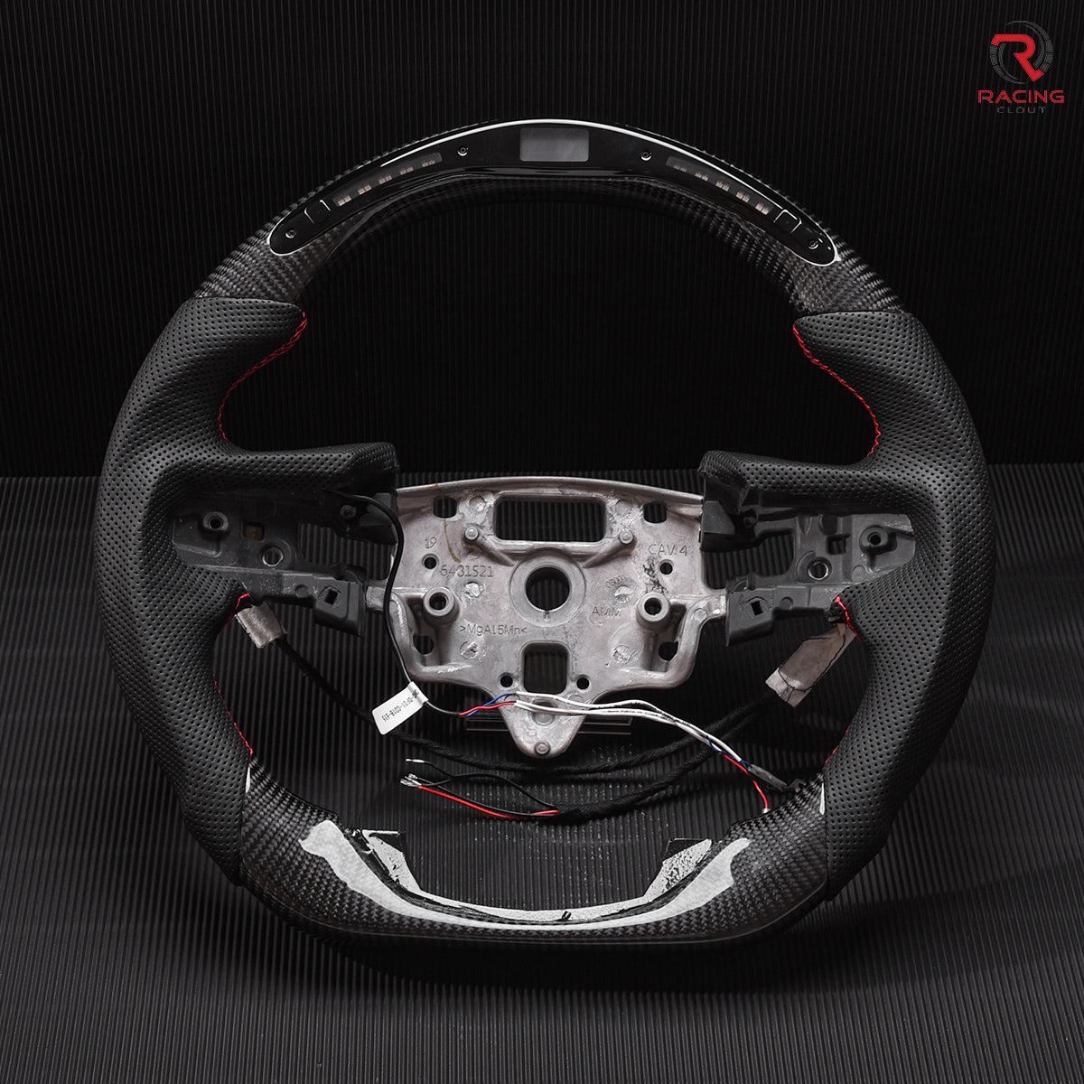 Revolve Carbon Fiber W/heated LED Steering Wheel For Chevrolet Silverado 2019-2023 - revolvesteering