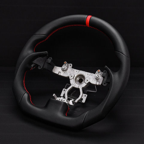 Revolve Nappa Leather Steering Wheel for INFINITI 2007-2016 G37 QX50 Q60 G35 - revolvesteering