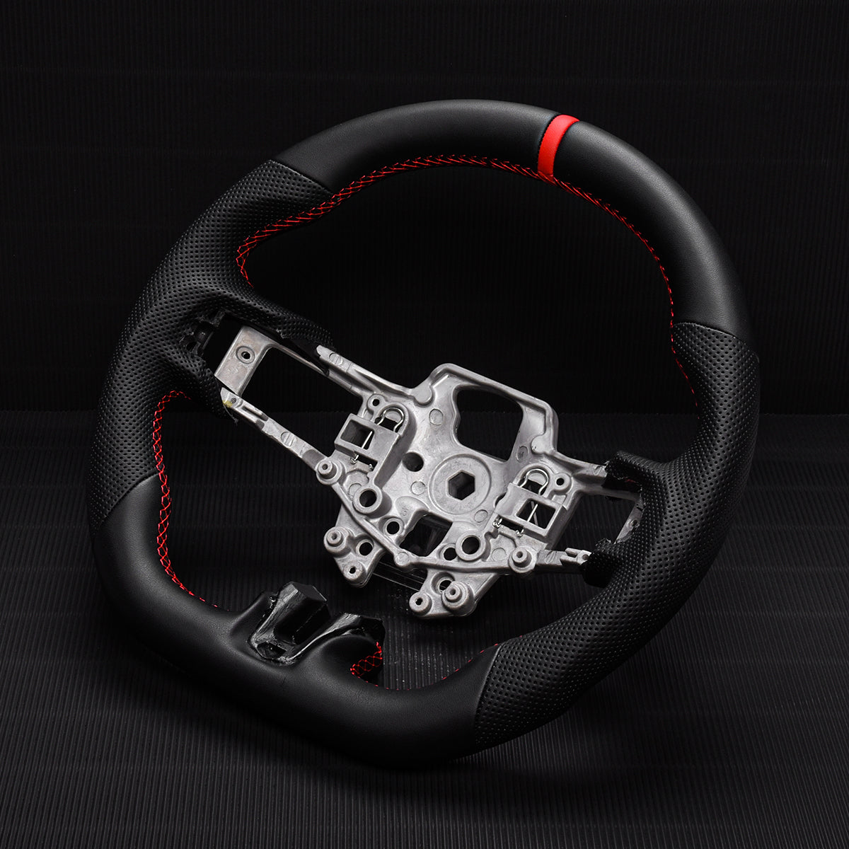 Revolve Nappa Leather Sport Steering Wheel for Ford Mustang GT 2015-2017 - revolvesteering