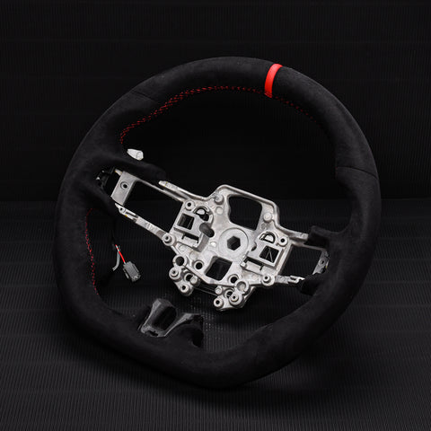 Revolve Alcantara Leather Sport W/heated Steering Wheel for Ford Mustang GT 2018-2022 - revolvesteering