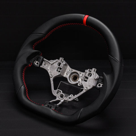 Revolve Nappa Leather OEM Steering Wheel for Subaru WRX/STI 2015-2021 - revolvesteering