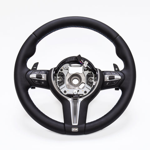 Revolve Alcantara Leather M Performance Steering Wheel | BMW M5 F10 F90 M6 F06 F12 F13 M8 F91 F92 F93/ 5 6 7 Series / GT F07 - revolvesteering