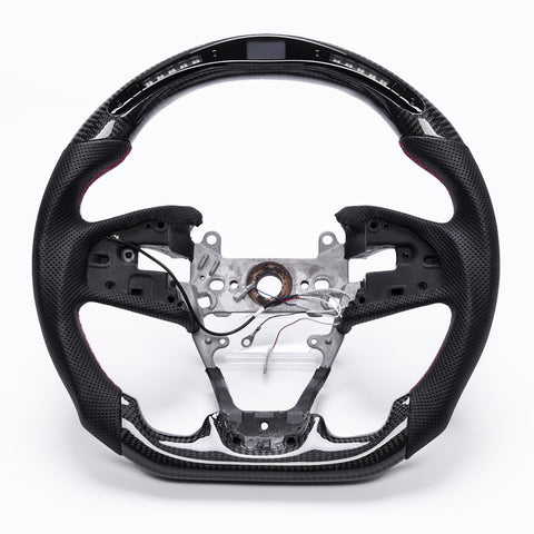Revolve Carbon Fiber W/heated LED Steering Wheel for Jeep Wrangler JK Rubicon Gladiator 2011-2017 - revolvesteering