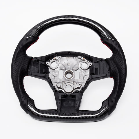 Revolve Carbon Fiber OEM Steering Wheel Tesla Model Y 2017-2023 - revolvesteering