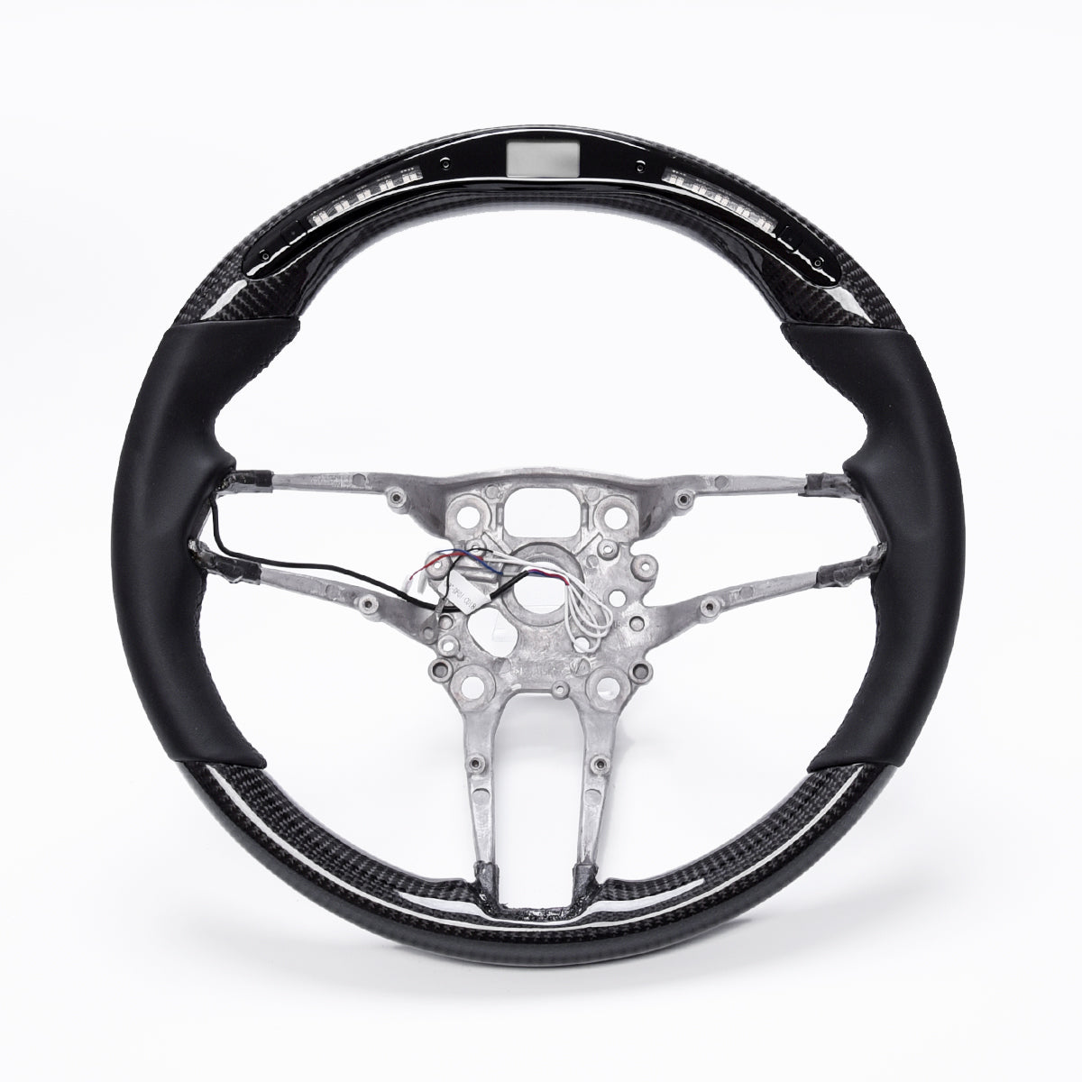 Revolve LED Carbon Fiber OEM Steering Wheel Porsche Taycan/Cayenne/Mission E/Panamera/Macan/911 2018-2023 - revolvesteering