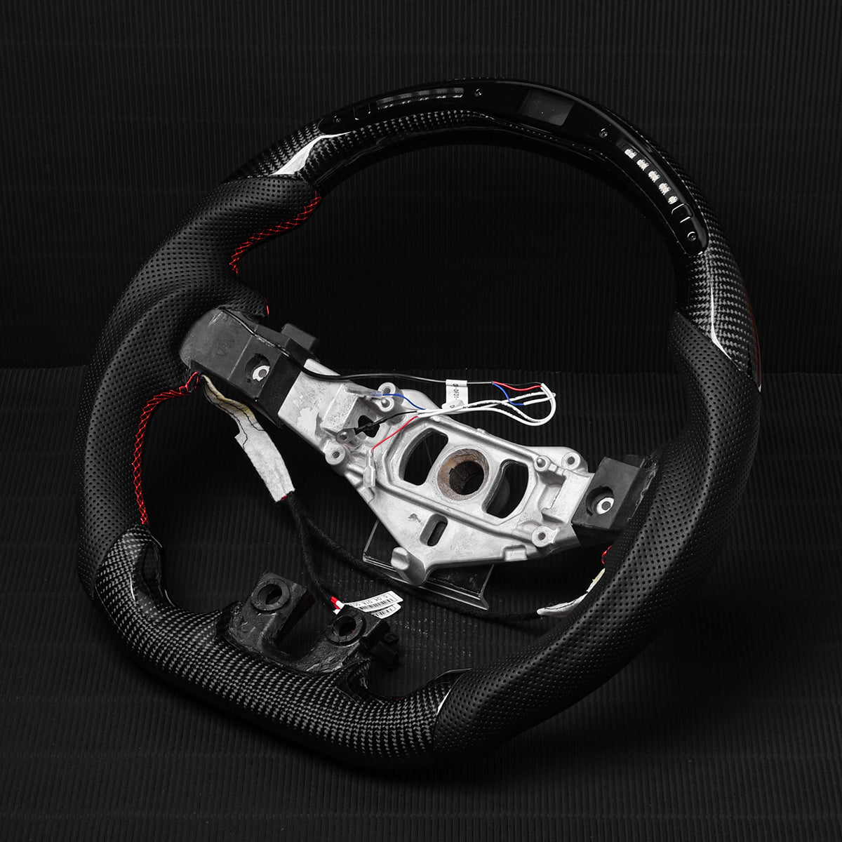 Revolve Carbon Fiber LED Steering Wheel 2012-2014 Dodge Challenger - revolvesteering