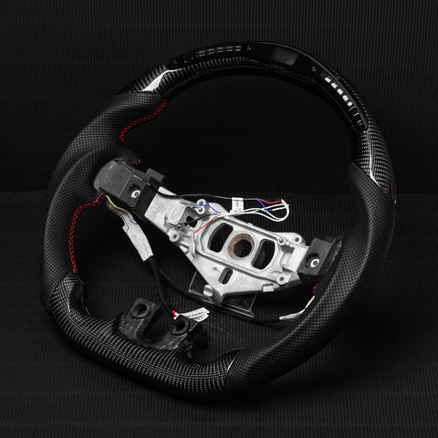 Revolve Carbon Fiber LED Steering Wheel 2012-2014 Dodge Challenger - revolvesteering