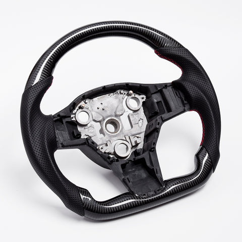 Revolve Carbon Fiber OEM Steering Wheel Tesla Model Y 2017-2023 - revolvesteering