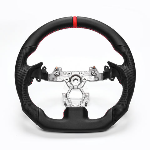 Revolve Nappa Leather Steering Wheel for INFINITI 2007-2016 G37 QX50 Q60 G35 - revolvesteering