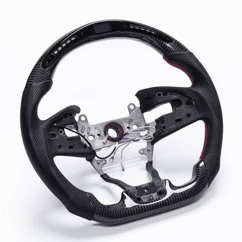 Revolve Carbon Fiber W/heated LED Steering Wheel for Jeep Wrangler JK Rubicon Gladiator 2011-2017 - revolvesteering