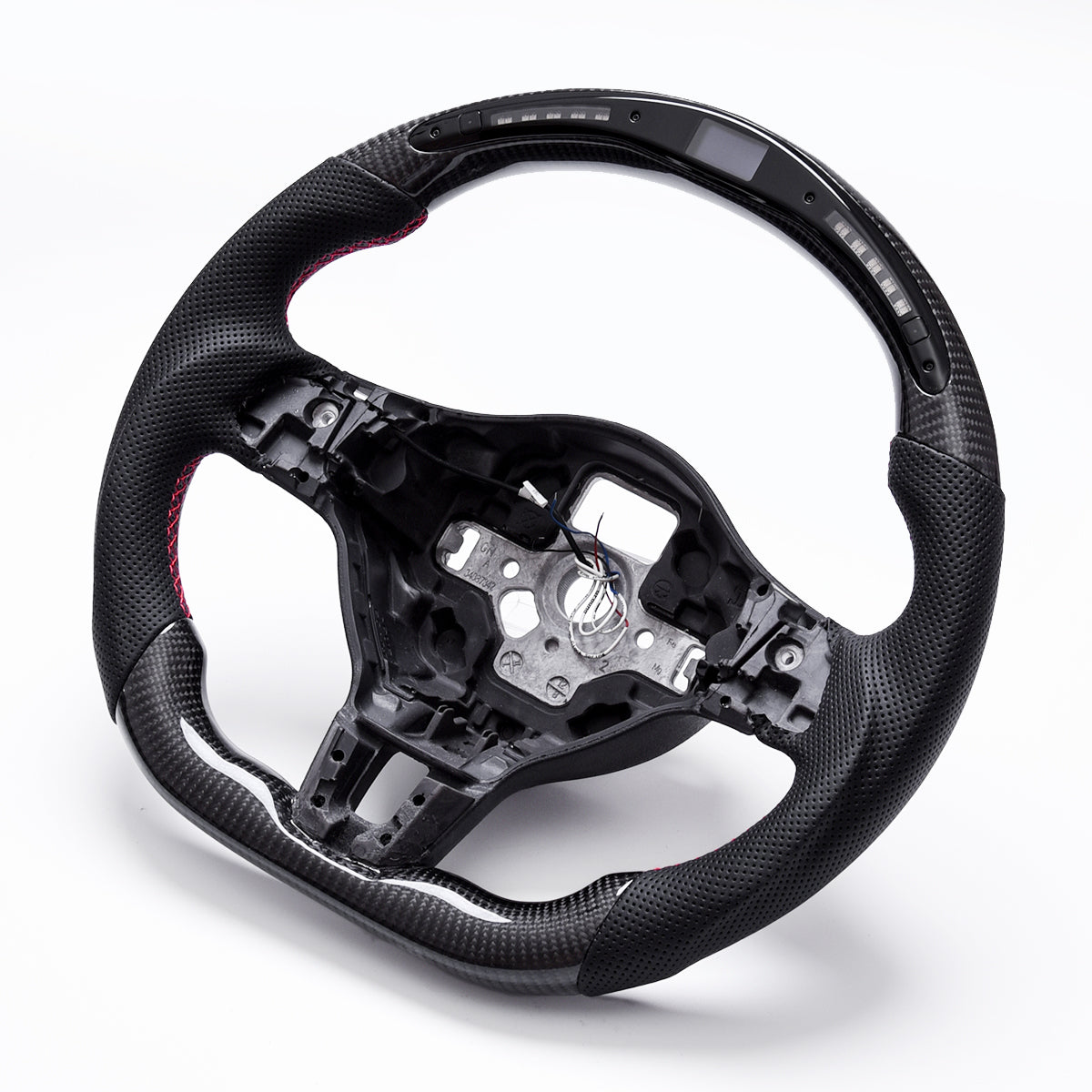 Revolve Carbon Fiber OEM LED Steering Wheel Volkswagen Golf 6 2010-2014 - revolvesteering