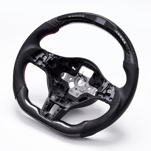 Revolve Carbon Fiber OEM LED Steering Wheel Volkswagen Golf 6 2010-2014 - revolvesteering