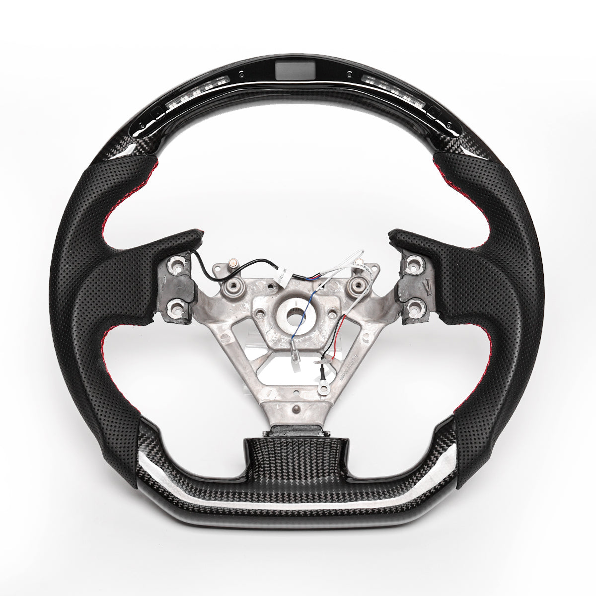 Revolve carbon fiber Flat Customized Sport Universal Steering Wheel For 2003-2008 G35 - revolvesteering