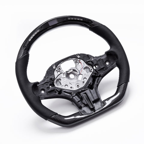 Revolve Carbon Fiber LED Steering Wheel BMW M5 G30 G31 G38 G32 G11 G12 G14 G15 G16 G01 G02 G05 G06/5 6 8 Series X3 X4 X5 X6 - revolvesteering