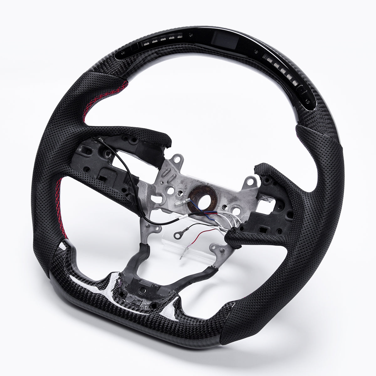 Revolve Carbon Fiber W/heated LED Steering Wheel for Jeep Wrangler JK Rubicon Gladiator 2011-2017 - revolvesteering