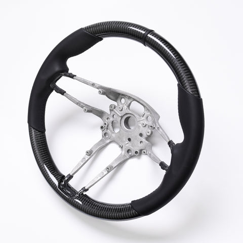 Revolve Carbon Fiber OEM Steering Wheel Porsche Taycan/Cayenne/Mission E/Panamera/Macan/911 2018-2023 - revolvesteering