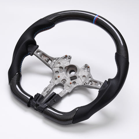 Revolve Carbon Fiber M Performance Steering Wheel | BMW M2 F87 M3 F80 M4 F82 F83 / 1 2 3 4 Series/X1 X2 X3 X4 X5 X6 - revolvesteering