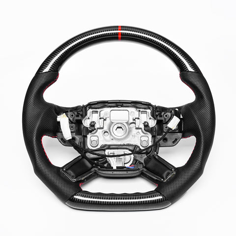 Revolve Carbon Fiber OEM Steering Wheel 2013-22 Land Rover Discovery SVR Defender L405 - revolvesteering