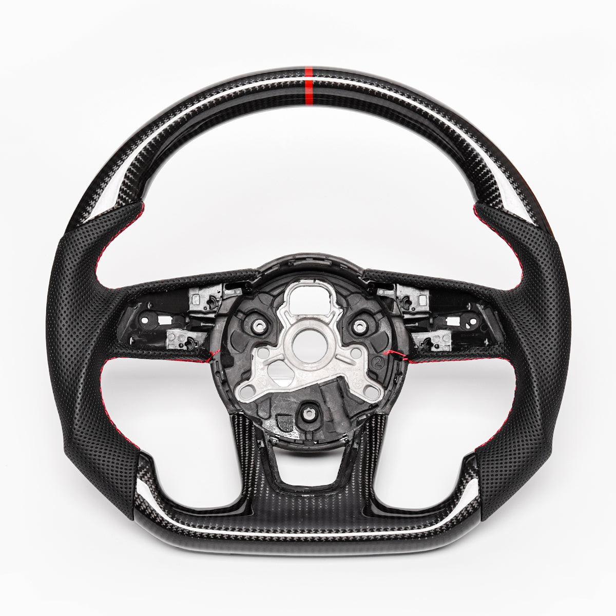 Revolve carbon fiber Flat Customized Sport Steering Wheel 2017-22 RS A S 3 4 5 - revolvesteering
